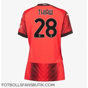 AC Milan Malick Thiaw #28 Replika Hemmatröja Damer 2023-24 Kortärmad